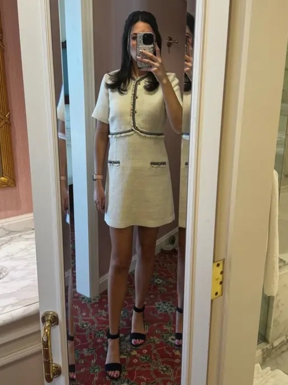 SANDRO NAVA TWEED DRESS - Picture 2 of 9